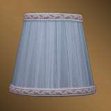 Абажур Bohemia Ivele SH4А светлая лазурь с бело-золотой каймой