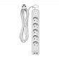 Удлинитель Duwi 2хUSB 5гн 3м с/з 32070 8 - фото №1