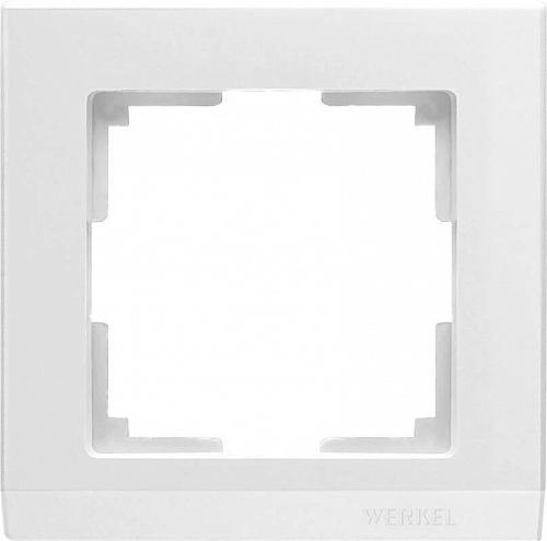Рамка Werkel Stark на 1 пост белый WL04-Frame-01-white 4690389047107