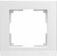 Рамка Werkel Stark на 1 пост белый WL04-Frame-01-white 4690389047107 - фото №1