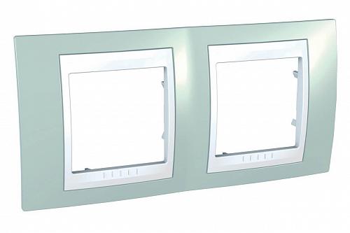 Рамка 2-постовая Schneider Electric Unica Хамелеон MGU6.004.870