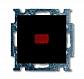 Переключатель одноклавишный ABB Basic55 10A 250V с подсветкой chateau-черный 2CKA001012A2180 - фото №1