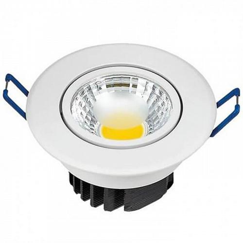 Встраиваемый светодиодный светильник Horoz 3W 2700К белый 016-009-0003 (HL698LE)