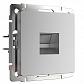 Розетка Ethernet RJ-45 Werkel серебряный W1181006 4690389156472 - фото №1
