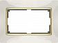 Рамка Werkel Snabb для двойной розетки слоновая кость/золото WL03-Frame-01-DBL-ivory/GD 4690389083853 - фото №1