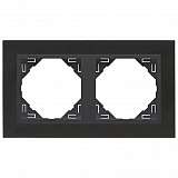 Рамка 2-постовая Efapel Logus 90 Metallo никель/серый 90920 TQS