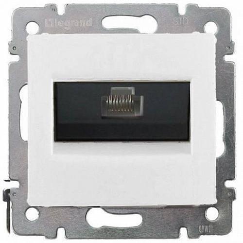 Розетка компьютерная RJ45 Legrand Valena ISDN белая 774441