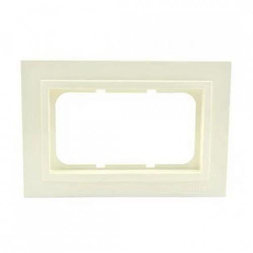 Рамка 2-модульная Mono Electric Larissa слоновая кость 103-010100-165