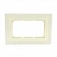 Рамка 2-модульная Mono Electric Larissa слоновая кость 103-010100-165 - фото №1