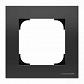 Рамка 1-постовая ABB Sky чёрный бархат 2CLA857100A1501 - фото №1