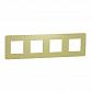 Рамка 4-постовая Schneider Electric Unica New NU280811 - фото №1