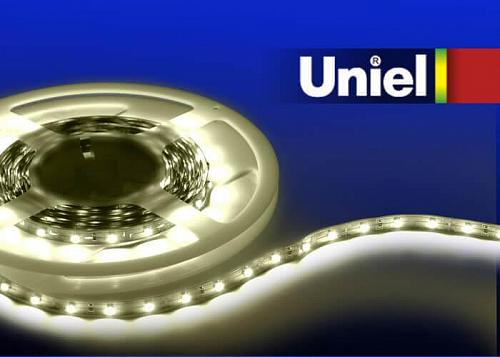 Светодиодная лента (04911) Uniel 4,8W/m 60LED/m 3528SMD теплый белый 5М ULS-3528-60LED/m-8mm-IP33-DC24V-4,8W/m-5M-WW