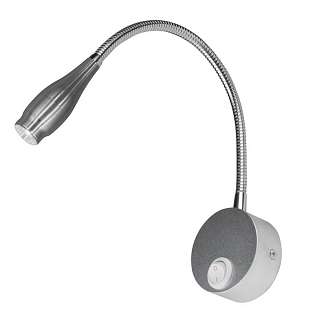 Гибкие бра и подсветки серебристого цвета