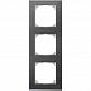 Рамка 3-постовая Schneider Electric Merten System M MTN4030-3669 - фото №1