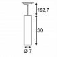 Трековый светильник SLV 1Phase-Track Enola_B PD-1 143960 - фото №2