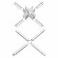 Коннектор X-образный Novotech Shino Flum 135127 - фото №4