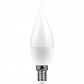 Лампа светодиодная Feron E14 11W 4000K Свеча на ветру Матовая LB-770 25940 - фото №1