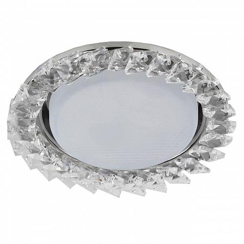 Встраиваемый светильник ЭРА GX53 DK86 CH/WH Б0020576