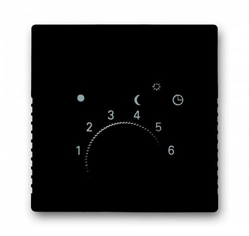 Лицевая панель ABB Basic55 терморегулятора chateau-черный 2CKA001710A3935