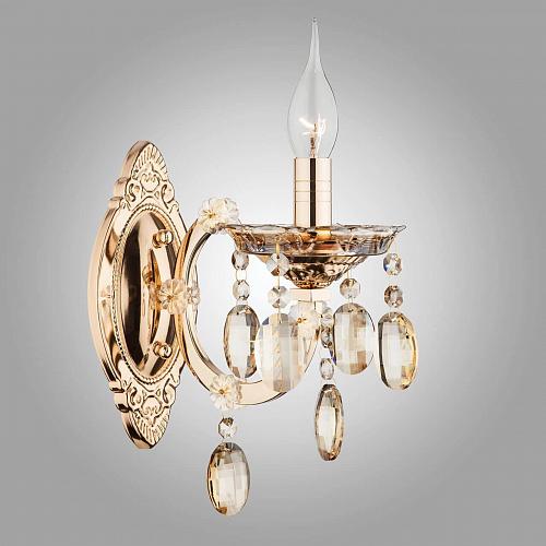 Бра Eurosvet 3449/1 золото/тонированый хрусталь Strotskis