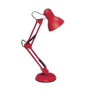 Офисные настольные лампы красного цвета