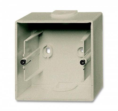 Коробка для накладного монтажа 1-постовая ABB Basic55 шампань 2CKA001799A0962
