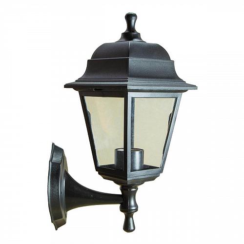 Уличный настенный светильник ЭРА Леда черный НБУ 04-60-001 Б0048111