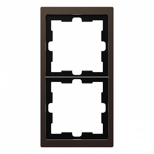 Рамка 2-постовая Schneider Electric Merten D-Life MTN4020-6552