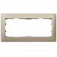 Рамка 2-модульная Legrand Galea Life для программируемых термостатов, системы домофона титан 771930 - фото №1
