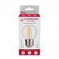 Лампа светодиодная филаментная Thomson E27 7W 2700K шар прозрачная TH-B2091 - фото №4
