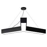 Подвесной светодиодный cветильник Geometria ЭРА Igrek SPO-143-B-40K-056 56Вт 4000К черный Б0050571