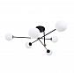 Потолочная люстра Lumina Deco Bersago LDP 8030-6 BK+WT - фото №1