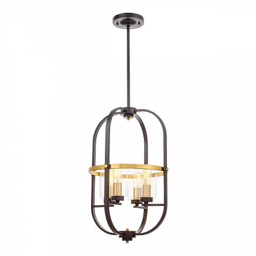 Подвесная люстра Lumina Deco Monterey LDP 1141-4 BK+MD