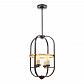 Подвесная люстра Lumina Deco Monterey LDP 1141-4 BK+MD - фото №1