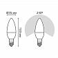 Лампа светодиодная Gauss E14 12W 6500K матовая 33132 - фото №2
