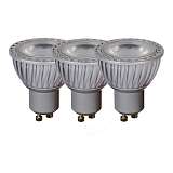 Лампа светодиодная диммируемая Lucide GU10 5W 3000K серая (3 шт.) 49006/15/36