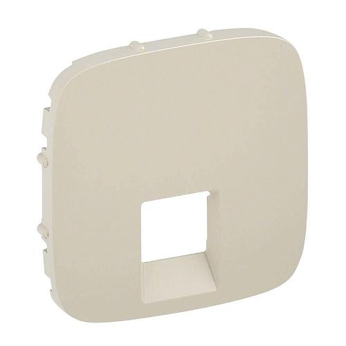 Лицевая панель Legrand Valena Allure розетки телефонной RJ-11/Ethernet RJ-45 слоновая кость 755416