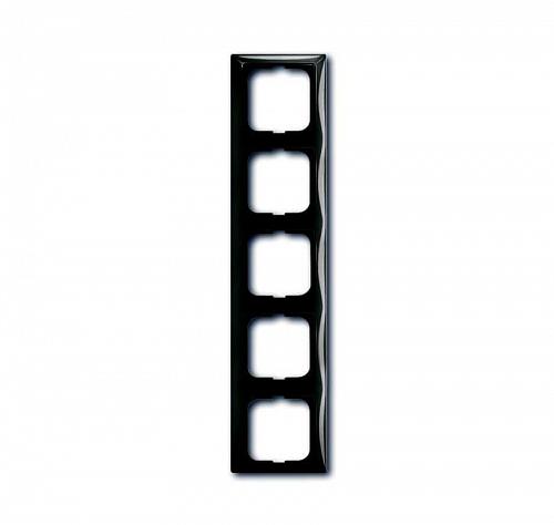 Рамка 5-постовая ABB Basic55 chateau-черный 2CKA001725A1510