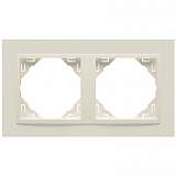 Рамка 2-постовая Efapel Logus 90 Animato жемчуг/жемчуг 90920 TPP