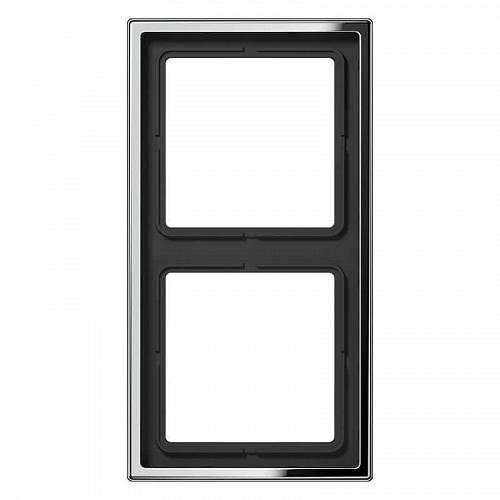 Рамка 2-постовая Jung LS 990 хром GCR2982