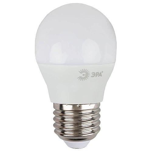 Лампа светодиодная ЭРА E27 9W 2700K матовая LED P45-9W-827-E27 Б0029043