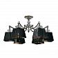 Потолочная люстра Lumien Hall Fabriano LH1055/6C-NK-BK - фото №1