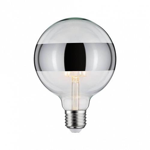 Лампа светодиодная диммируемая Paulmann 6W 2700K шар прозрачный 28681