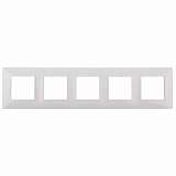 Рамка 5-постовая ЭРА Elegance 14-5005-01 Б0034405