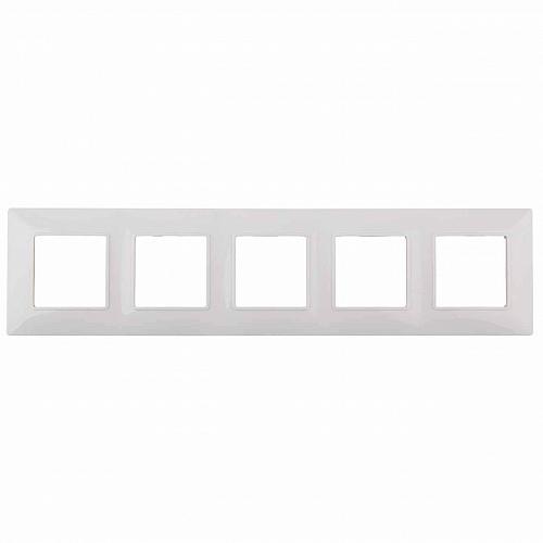 Рамка 5-постовая ЭРА Elegance 14-5005-01 Б0034405