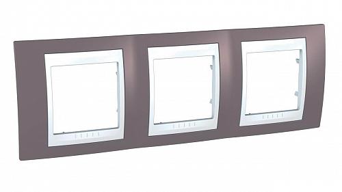 Рамка 3-постовая Schneider Electric Unica Хамелеон MGU6.006.876