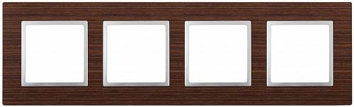 Рамка 4-постовая ЭРА Elegance 14-5304-10 Б0034587