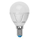 Лампочка Uniel LED-G45-6W/NW/E14/FR ALP01WH