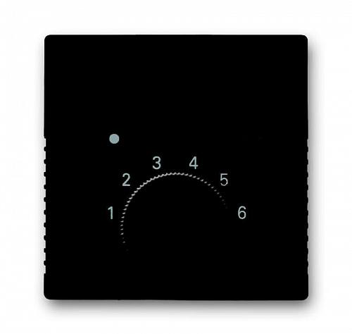 Лицевая панель ABB Basic55 терморегулятора chateau-черный 2CKA001710A3934