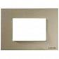 Рамка 3-модульная ABB Zenit итальянский стандарт шампань 2CLA247300N1901 - фото №1
